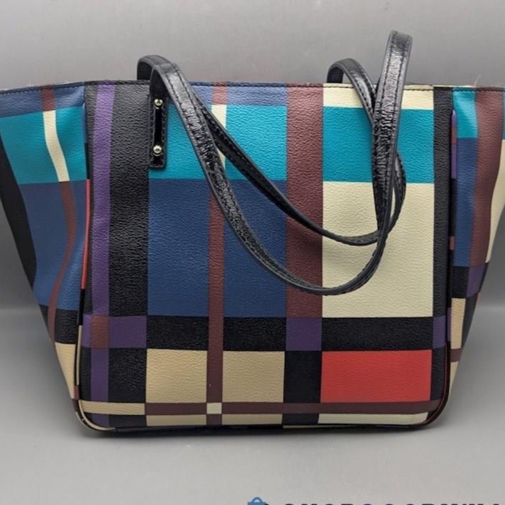 Kate Spade New York Perry Street Plaid Michelle EUC -- Rare - Picture 3 of 7